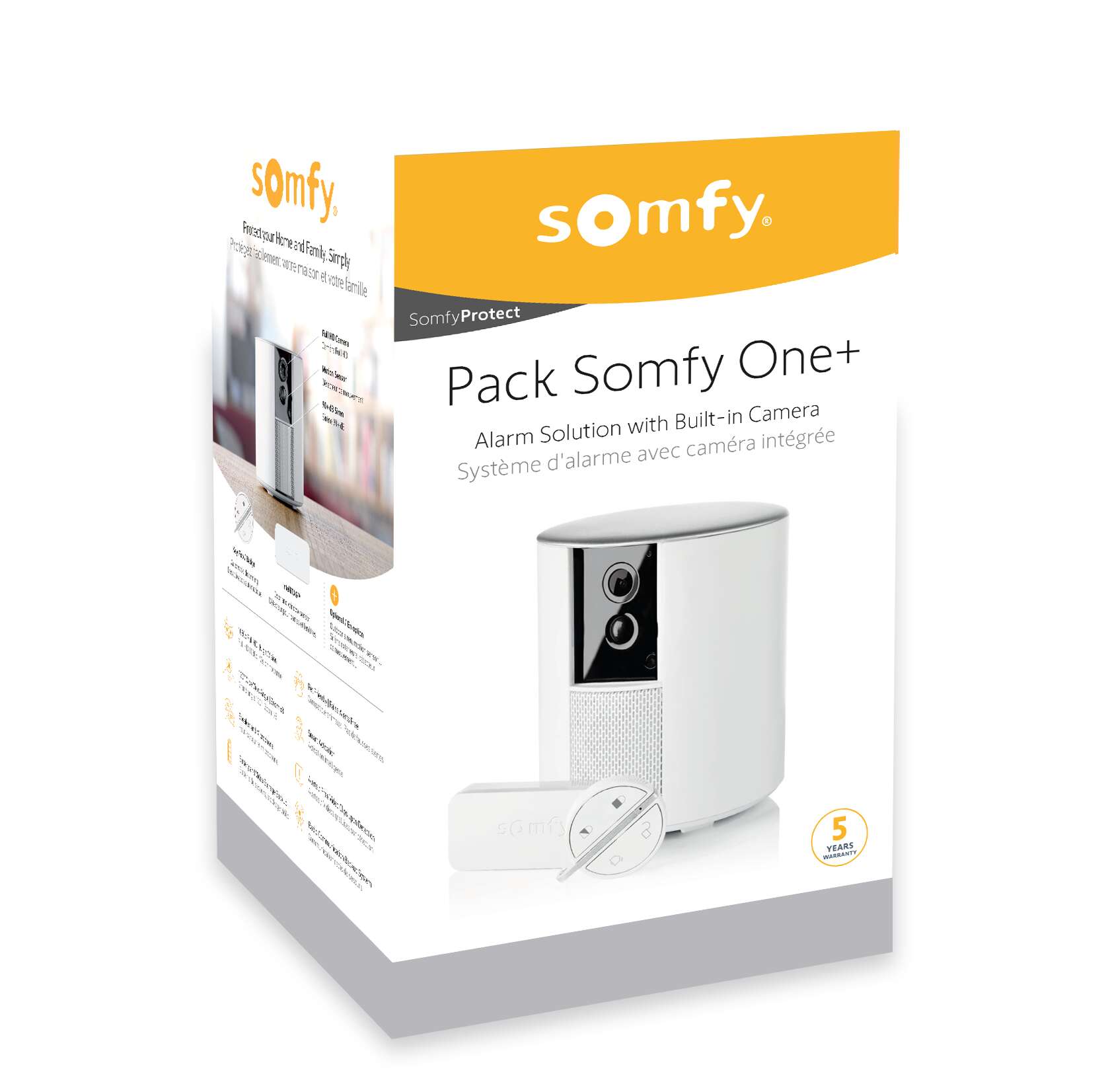 packaging somfy one plus